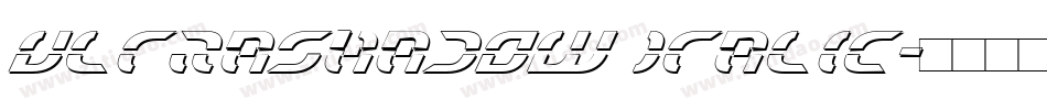 UltraShadow Italic字体转换